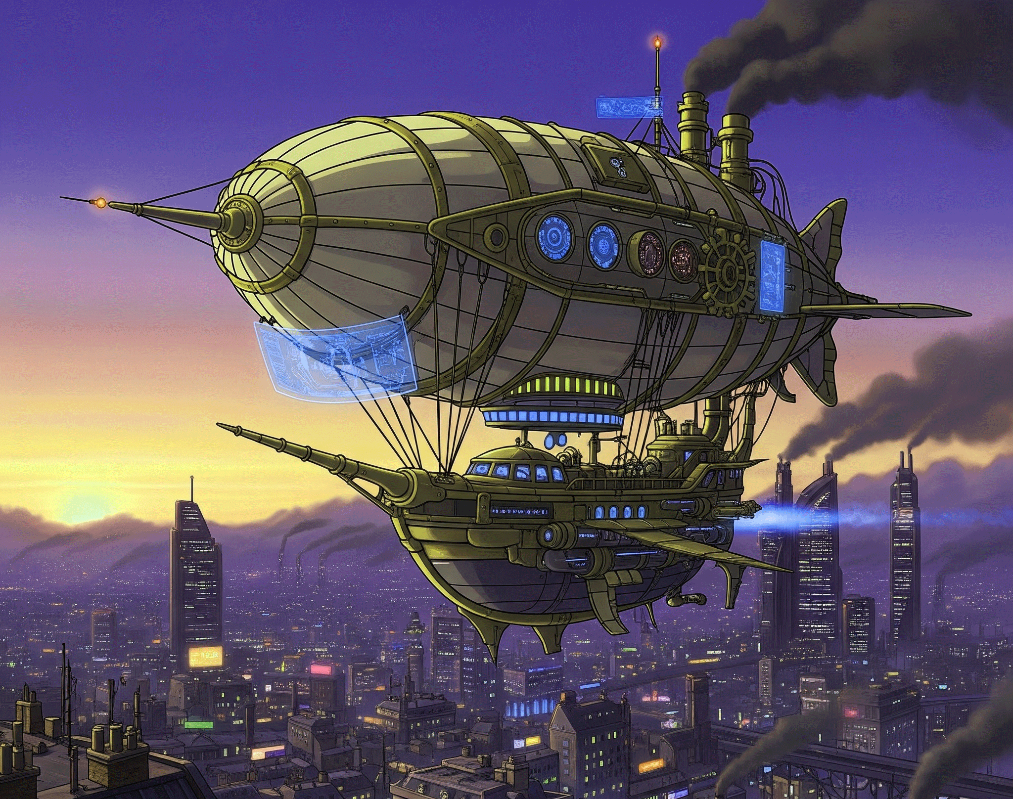 Digital interface display with game statistics and elements